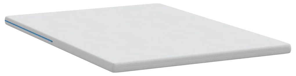 vidaXL Στρώματα Λευκό 160 x 200 cm 100% ύφασμα πολυεστέρα με τζακάρ