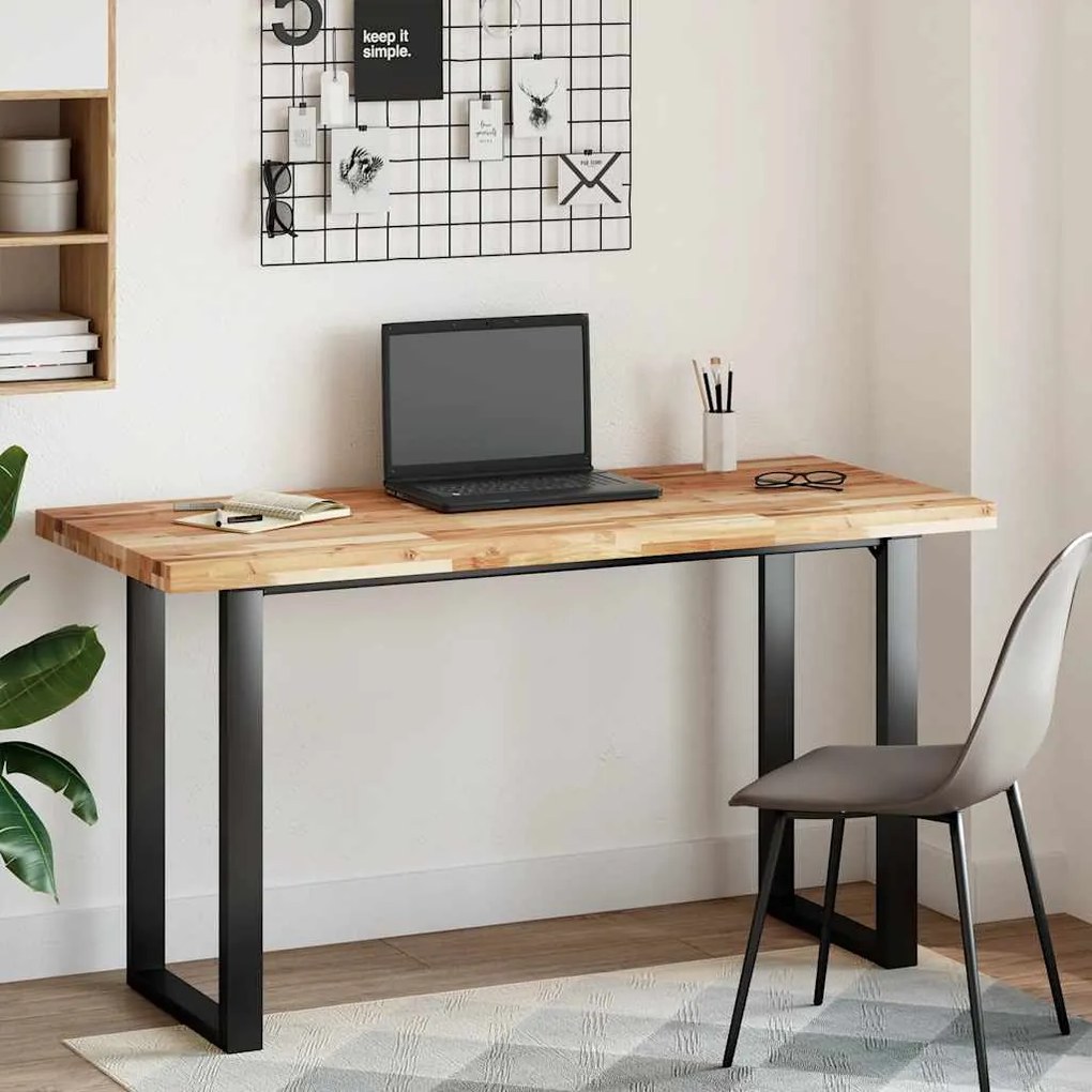 vidaXL Επιφάνεια Γραφείου Ορθογώνια 120x60x4 εκ. Μασίφ Ξύλο Ακακίας