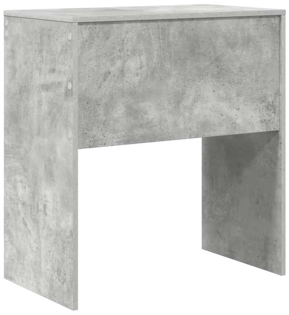 vidaXL Γραφείο Γκρι σκυροδέματος 70 x 40 x 76 εκ. Επεξεργασμένο ξύλο