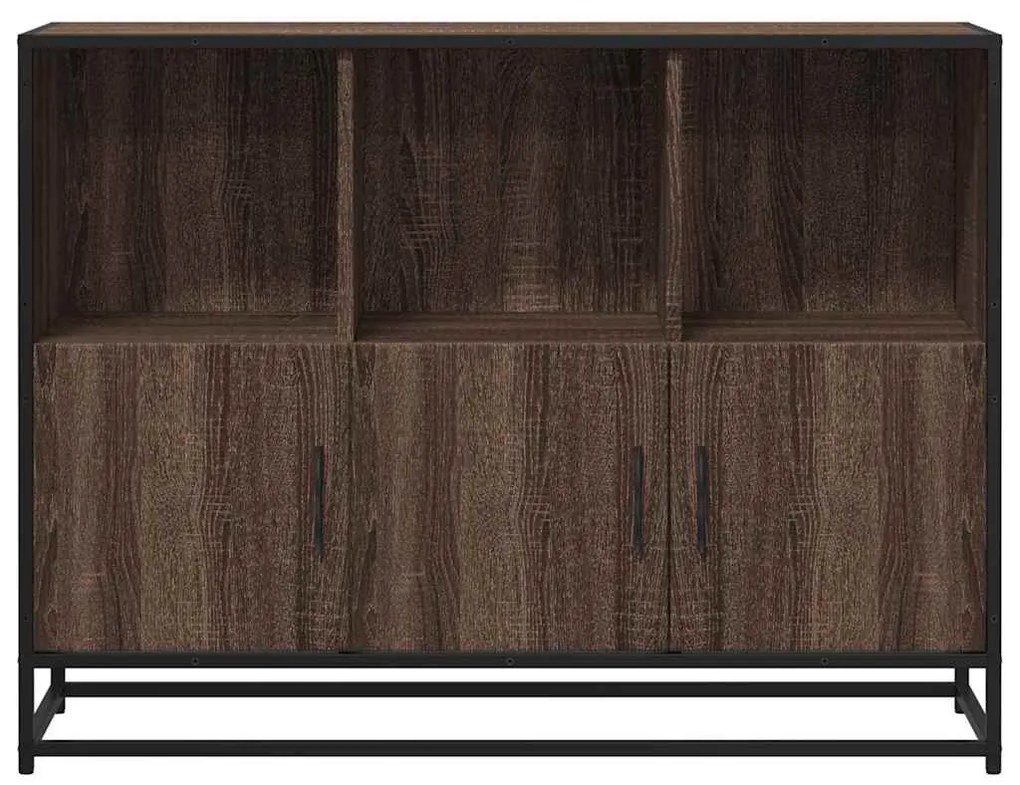 vidaXL Sideboard καφέ δρυς 100x35x76 cm Κατασκευασμένο ξύλο