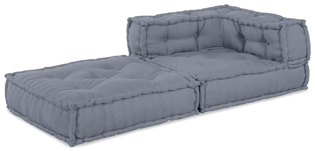 vidaXL Μοντέρνο Πουφ Γκρι 70x70x54