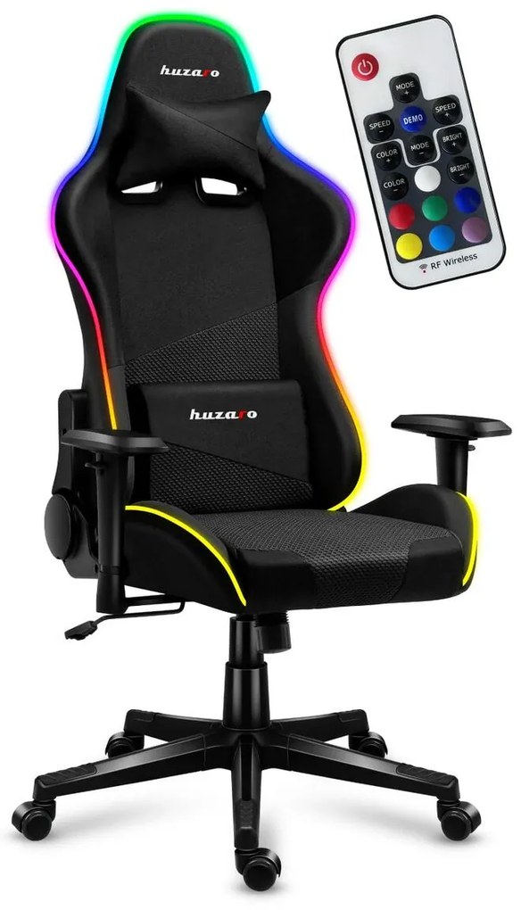 Καρέκλα Παιχνιδιού Huzaro Force 6.2 RGB Λευκό
