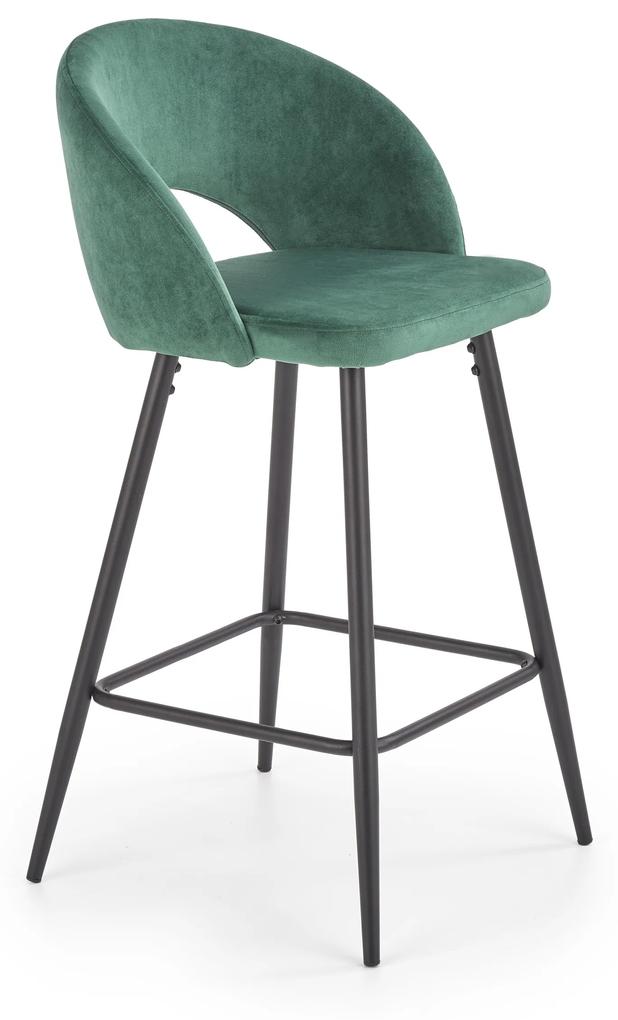 60-20836 H96 bar stool. color: dark green DIOMMI V-CH-H/96-C.ZIELONY, 1 Τεμάχιο