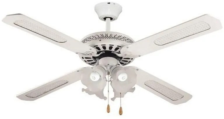 Eurolamp Ανεμιστήρας Οροφής 70W Με 4 Φώτα Φ130cm Λευκό 147-29003