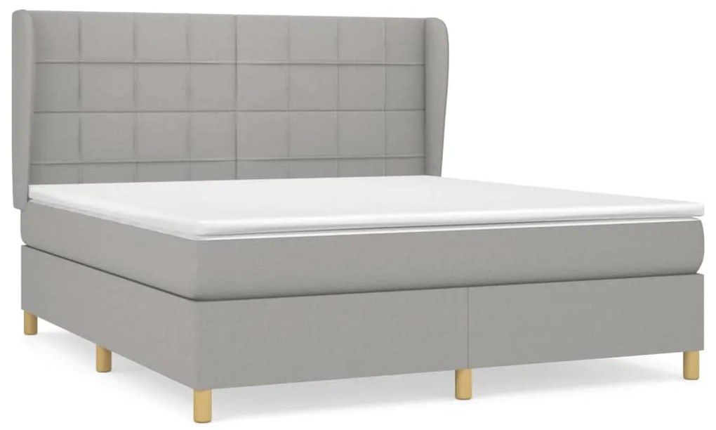 ΚΡΕΒΑΤΙ BOXSPRING ΜΕ ΣΤΡΩΜΑ ΑΝ. ΠΡΑΣΙΝΟ 160X200ΕΚ ΥΦΑΣΜΑΤΙΝΟ 3128533