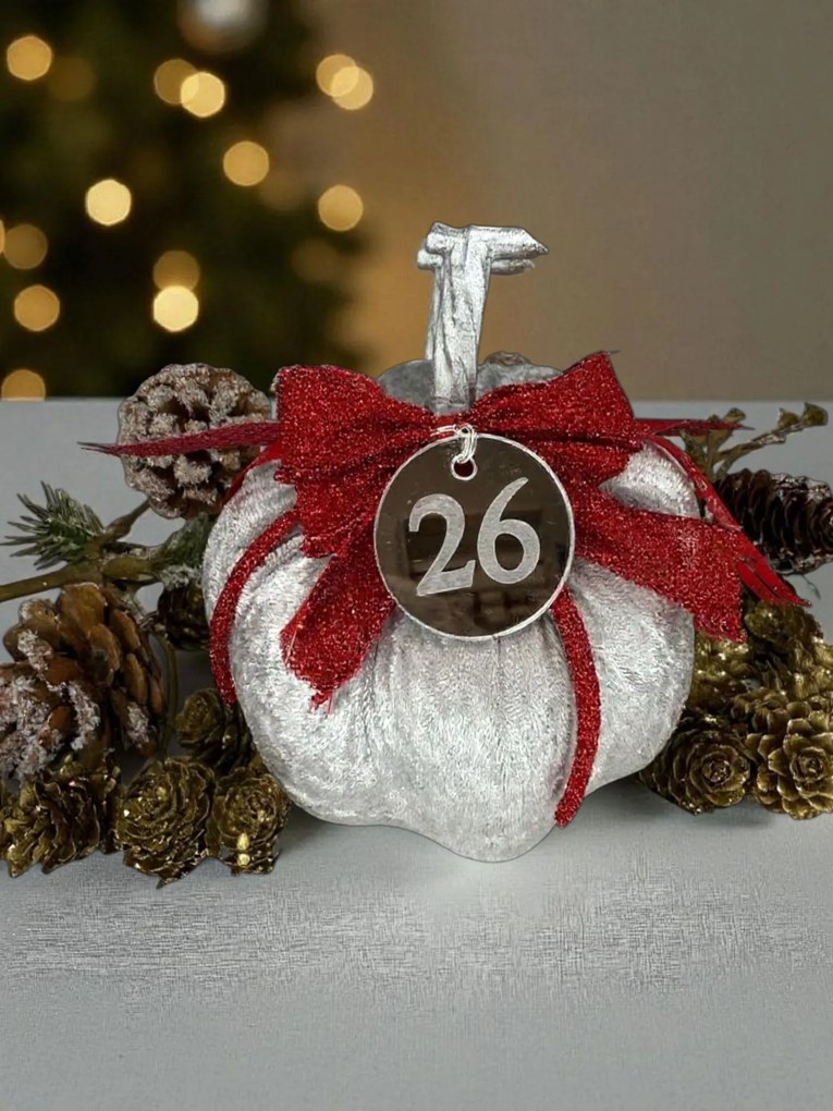 Κολοκύθα Γκρι του πάγου βελούδινη μεγάλη - Κόκκινο