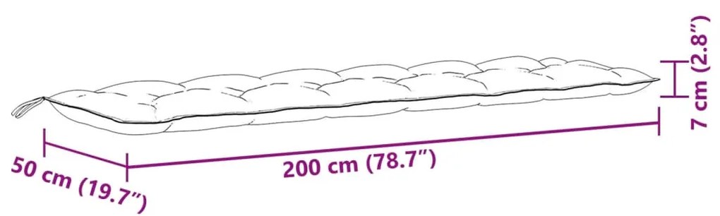 ΜΑΞΙΛΑΡΙΑ ΠΑΓΚΟΥ ΚΗΠΟΥ 2 ΤΕΜ. TAUPE ΜΕΛΑΝΖΕ 200X50X7 ΕΚ. ΎΦ. 4002638