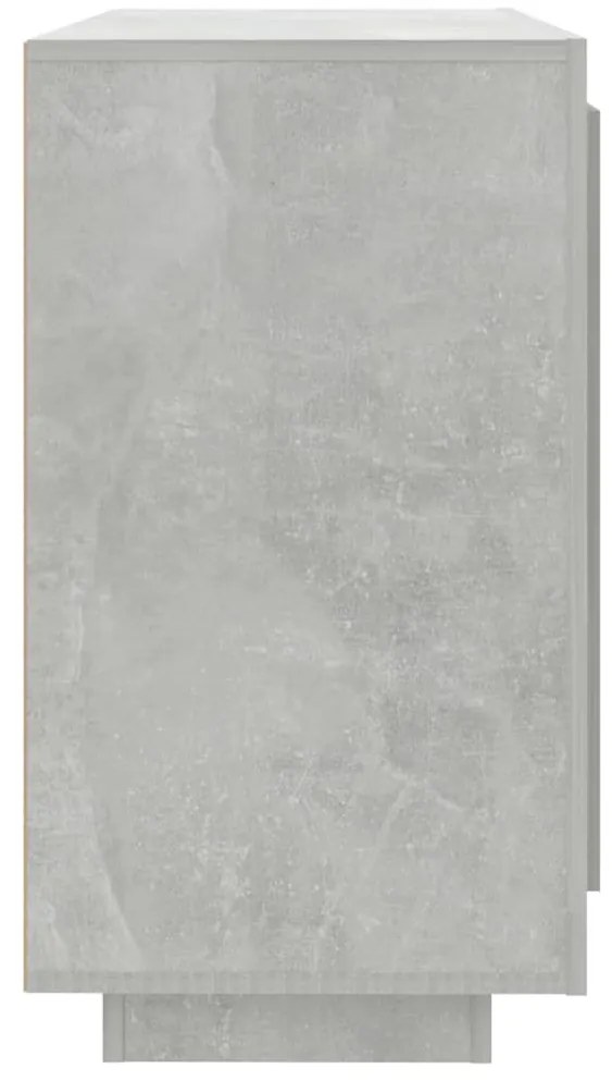 vidaXL Ντουλάπι Γκρι Σκυροδέματος 80x40x75 εκ. Επεξεργασμένο Ξύλο
