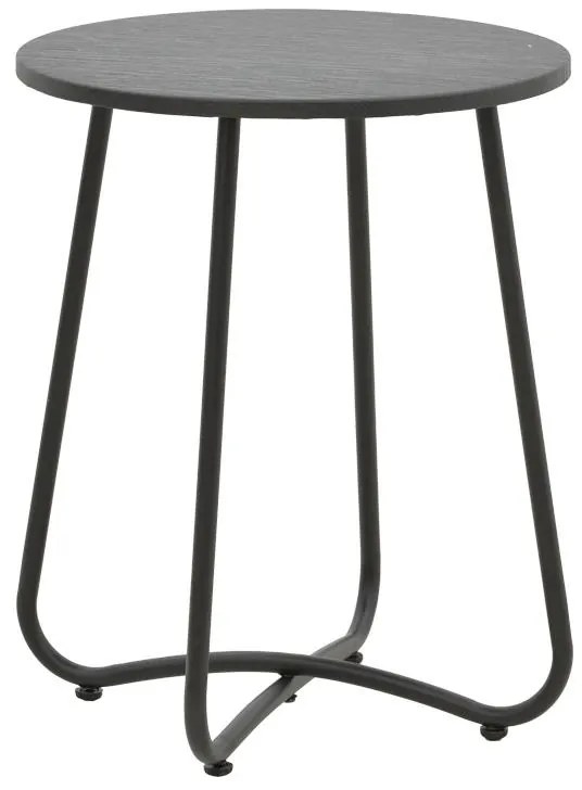 Τραπέζι Bramwell μέταλλο ανθρακί Φ40x50εκ 40x40x50 εκ.