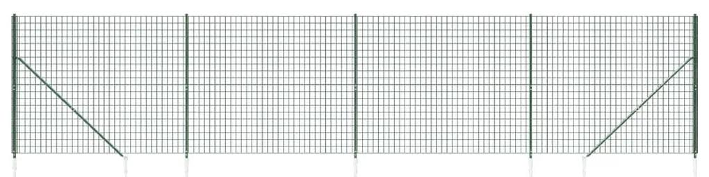 Συρματόπλεγμα Περίφραξης Πράσινο 1,8 x 10 μ. με Καρφωτές Βάσεις - Πράσινο