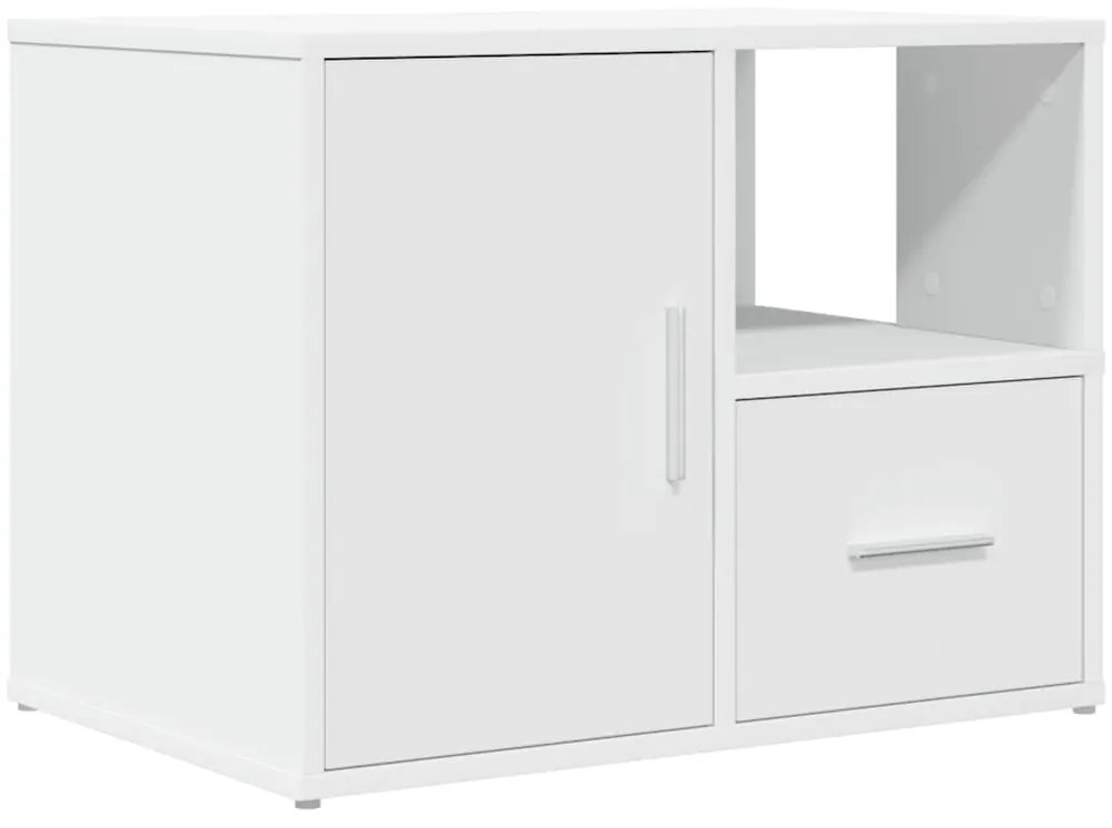 vidaXL Ντουλάπι Γωνιακό Λευκό 160x40x45 εκ. από Επεξ. Ξύλο