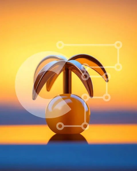 Intra Συλλεκτικό Ξύλινο Παζλ Plywood 4mm - Διακοσμητικό στολίδι φοίνικα Σε Ξύλινο Κουτί - Διαστάσεις: 10x10 cm – 25 κομμάτια