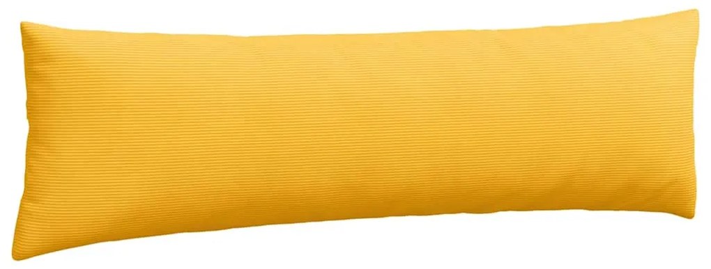 vidaXL Μαξιλάρι Καναπέ 2 pcs Απαλό Κίτρινο 145 x 40 εκ.