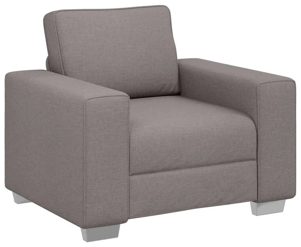 vidaXL Καναπές με μαξιλάρι Taupe 100 x 77 x 82 εκ ύφασμα