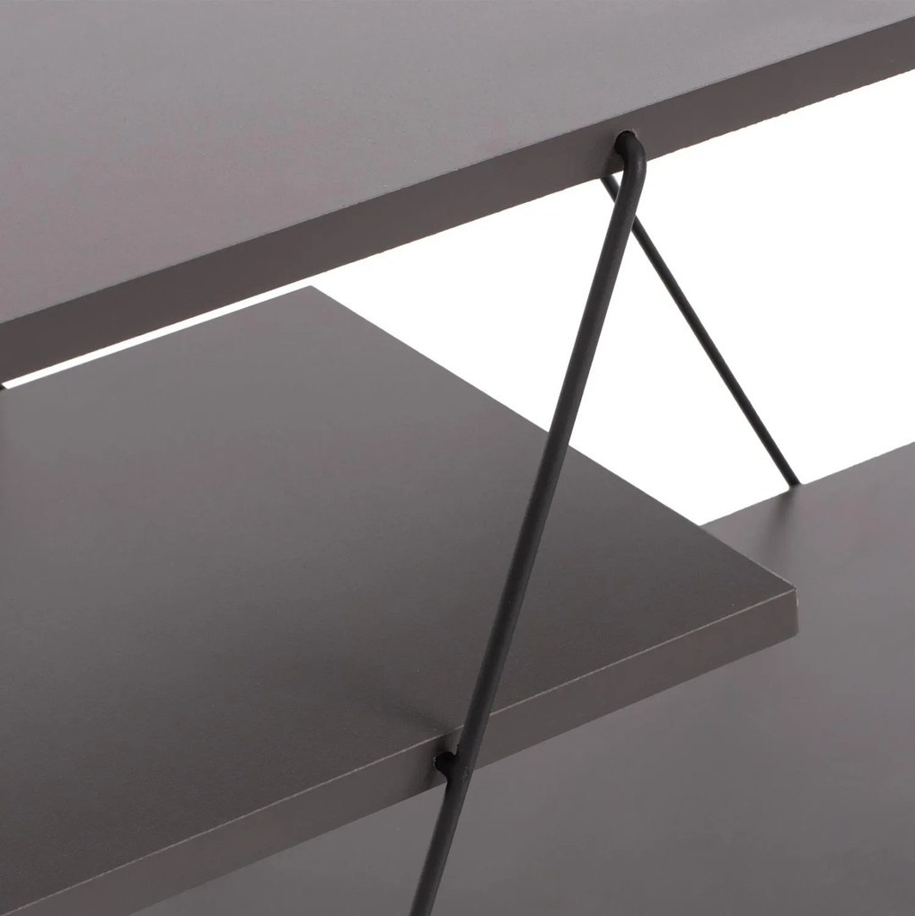 Έπιπλο τηλεόρασης TARS Μελαμίνη σε Γκρί 120x32x33Yεκ. 120x32x33 εκ.