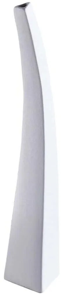 Βάζο Irida 032296 14x12x69cm White Κεραμικό