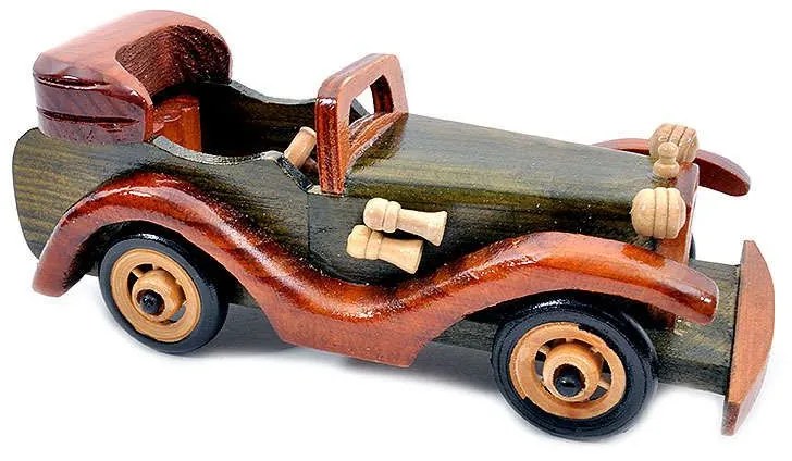 Διακοσμητικό Αυτοκίνητο Ξύλινο 362-15x20cm Green Wood