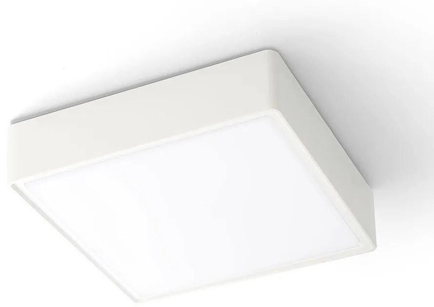 Φωτιστικό Οροφής - Πλαφονιέρα Donousa 4209301 L300X300 White Viokef Aluminium
