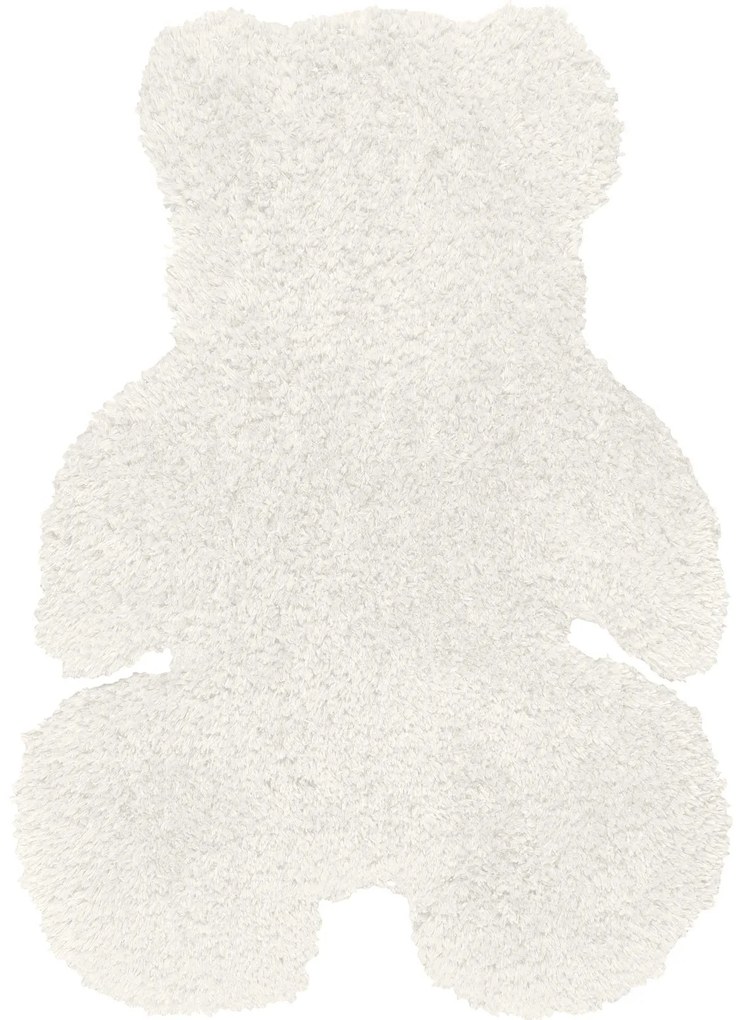 Παιδικό Χαλί REED WHITE TEDDY BEAR Λευκό 90 x 110 εκ. MADI