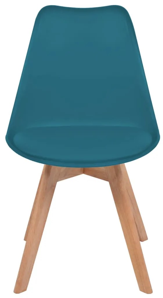 vidaXL Καρέκλες Τραπεζαρίας 6 τεμ. Τιρκουάζ Πλαστικές