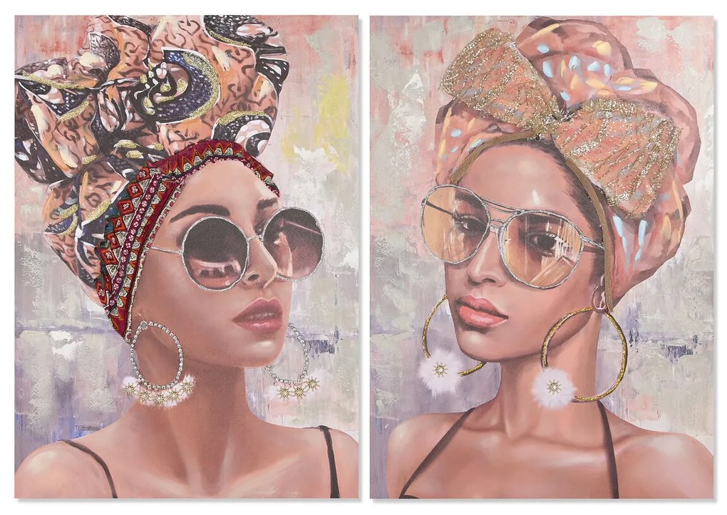 Καμβάς Home ESPRIT Καμβάς Ξύλο MDF 70 x 3 x 100 cm