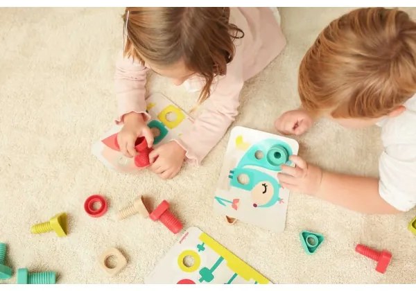 Σετ δραστηριοτήτων Miniland "Eco Activity Nuts & Bolts"