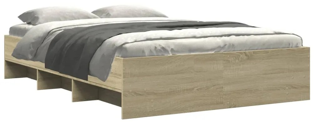vidaXL Πλαίσιο Κρεβατιού Χωρ. Στρώμα Sonoma Δρυς 120x200εκ. Επ. Ξύλο