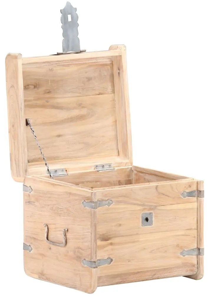 vidaXL Μπαούλο 40 x 40 x 40 εκ. από Μασίφ Ξύλο Ακακίας