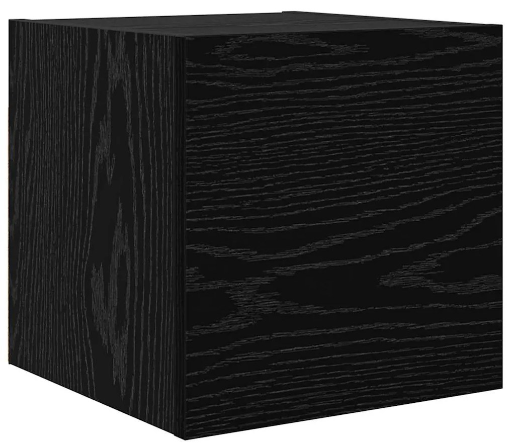 vidaXL Σετ επίπλου τηλεόρασης 9 pcs Μαύρη δρυς 100 x 30 x 30.5 εκ.