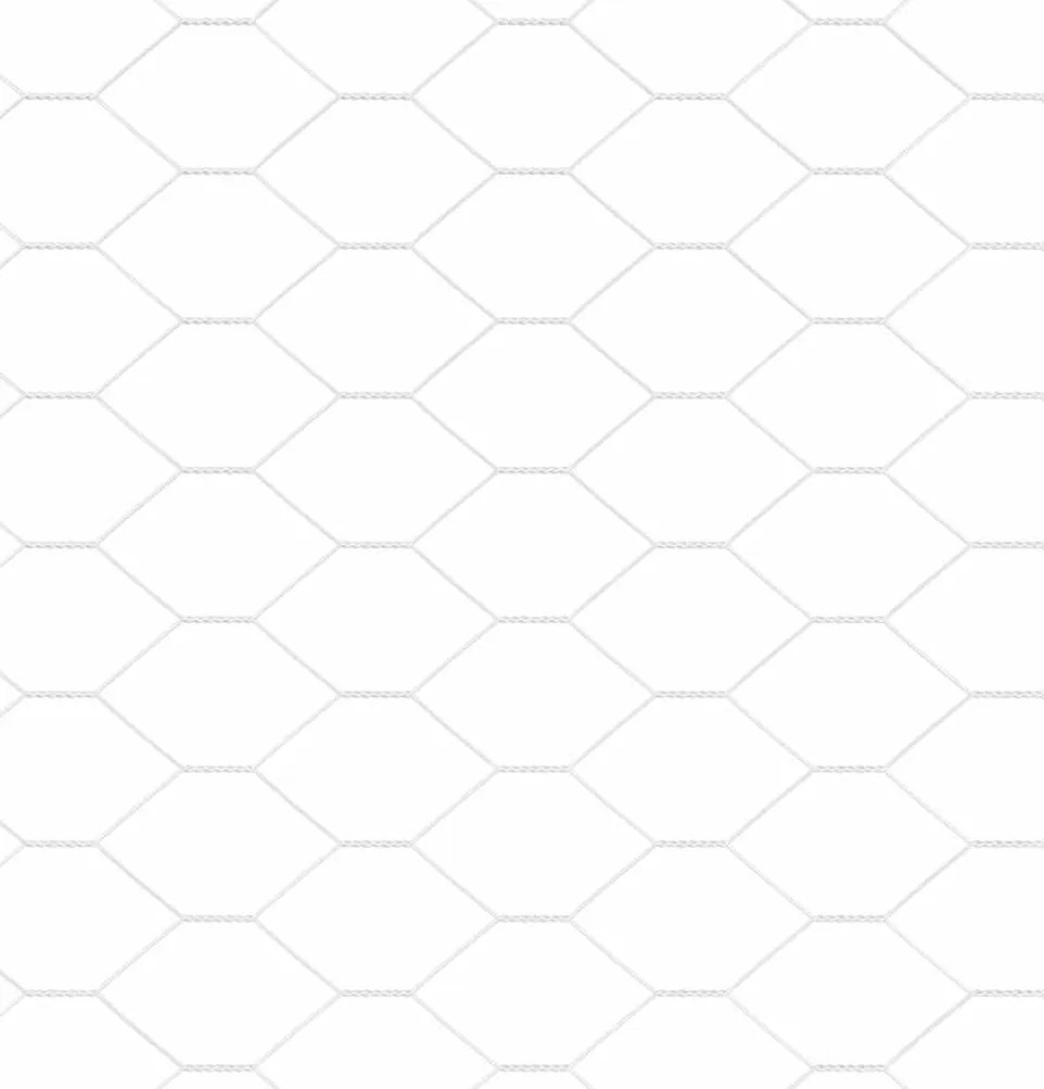 vidaXL Φράχτης Εξαγώνου Ασημί 0,6 x 50 μ. Γαλβανισμένος χάλυβας