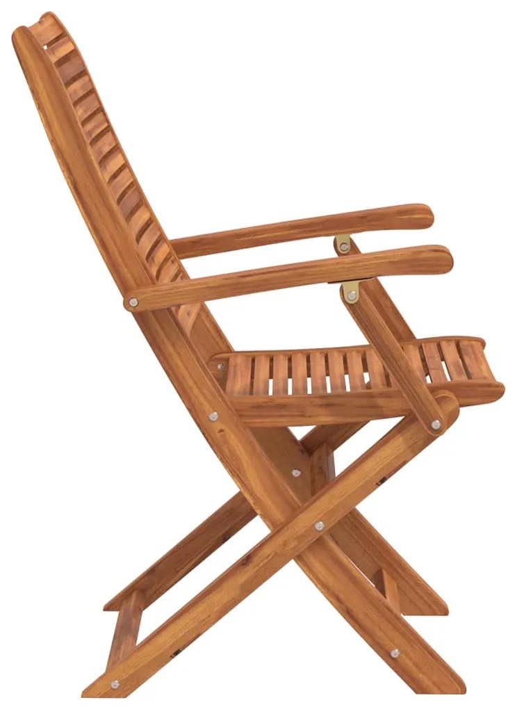 vidaXL Καρέκλες Κήπου Πτυσσόμενες 6 τεμ. 57x66x95 εκ. Μασίφ Ακακία