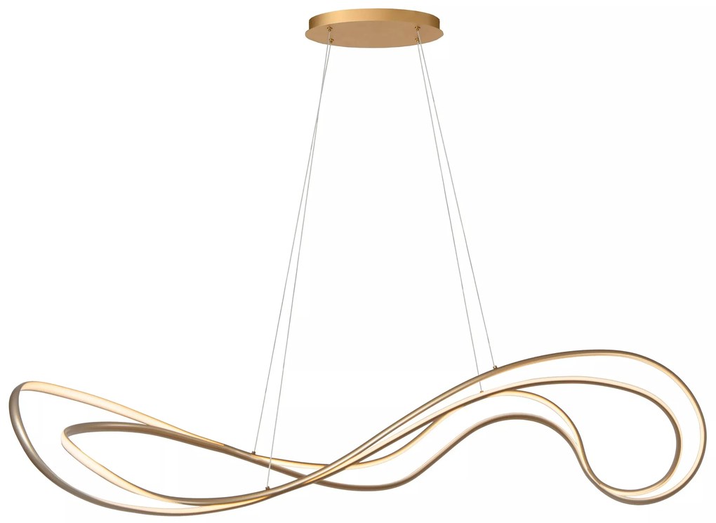 Φωτιστικό Κρεμαστό Lucide 52400-59-02 SARDANA Χρυσό Χρώμα (Gold Coloured) 2700 K
