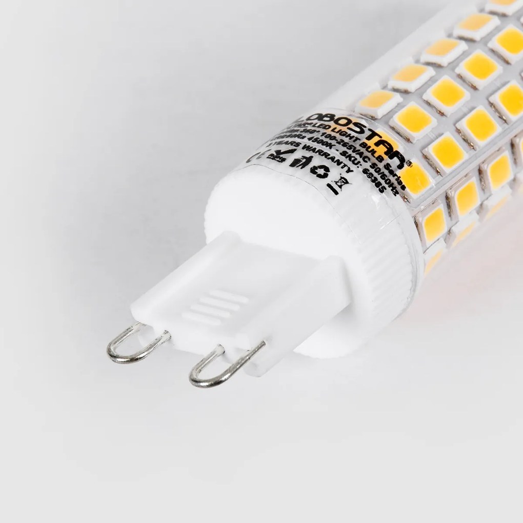 GloboStar® 60386 Λάμπα LED G9 6W 816lm 360° AC 220-240V IP20 Φ1.86 x Υ6.8cm Θερμό Λευκό 2700K - 3 Years Warranty