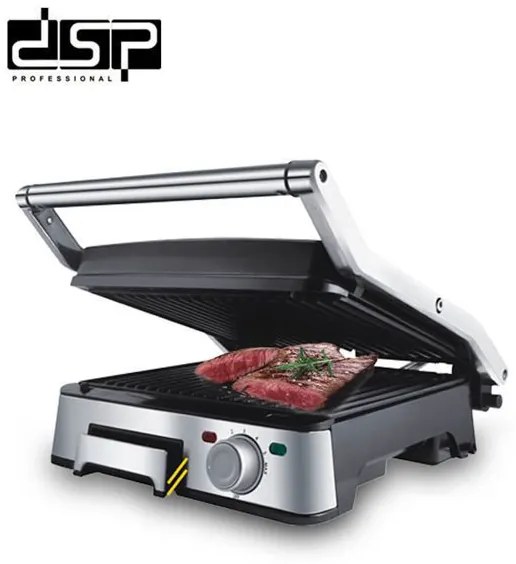 Ηλεκτρική ψησταριά μπάρμπεκιου 1800W Inox DSP KB1045