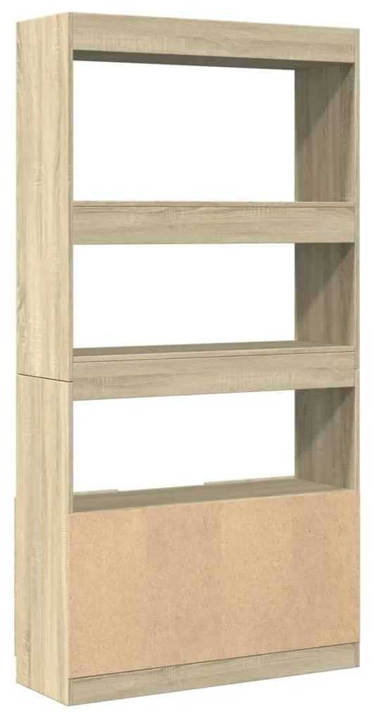 vidaXL Ντουλάπι Sonoma Δρυς 92x33x180εκ. από Επεξεργασμένο Ξύλο
