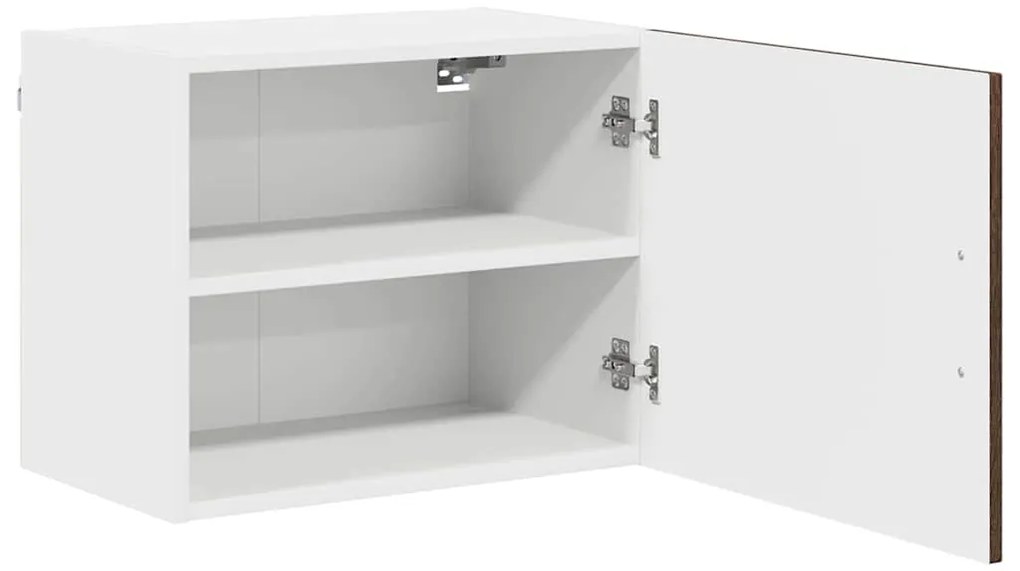 vidaXL Κρεμαστό ντουλάπι κουζίνας 2 pcs Καφέ δρυς 50 x 31 x 40 εκ.