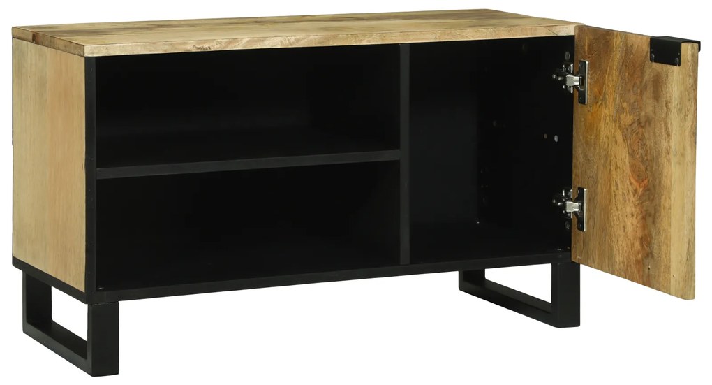 vidaXL Ντουλάπι τηλεόρασης 80x31.5x46 εκ. Στρατηγικά ξύλο μάνγκο και ξύλο προσδιορισμού