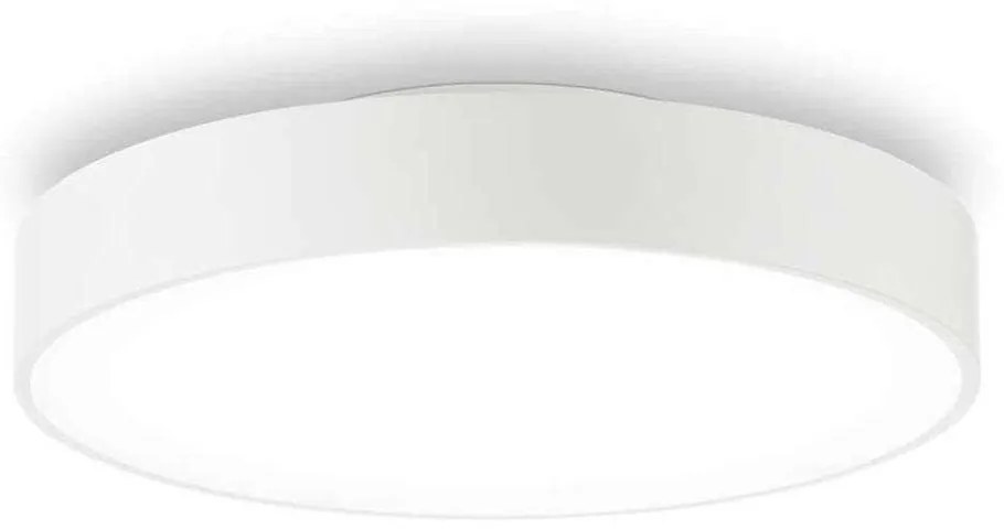 Φωτιστικό Οροφής-Πλαφονιέρα Halo 223186 35x9cm 25W 3000K White Ideal Lux