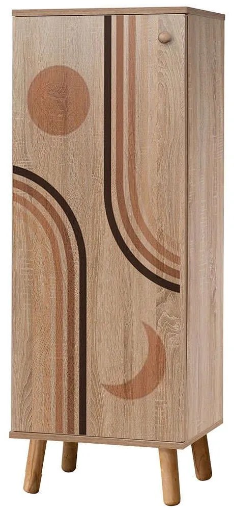 Παπουτσοθήκη Vegas 869VEL8621 50x38x135cm Multi Μοριοσανίδα,Ξύλο