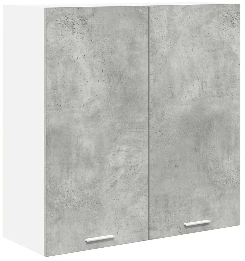 vidaXL Κρεμαστό ντουλάπι με αποθήκευση Σκυρόδεμα Γκρι 80 x 31 x 80 εκ.