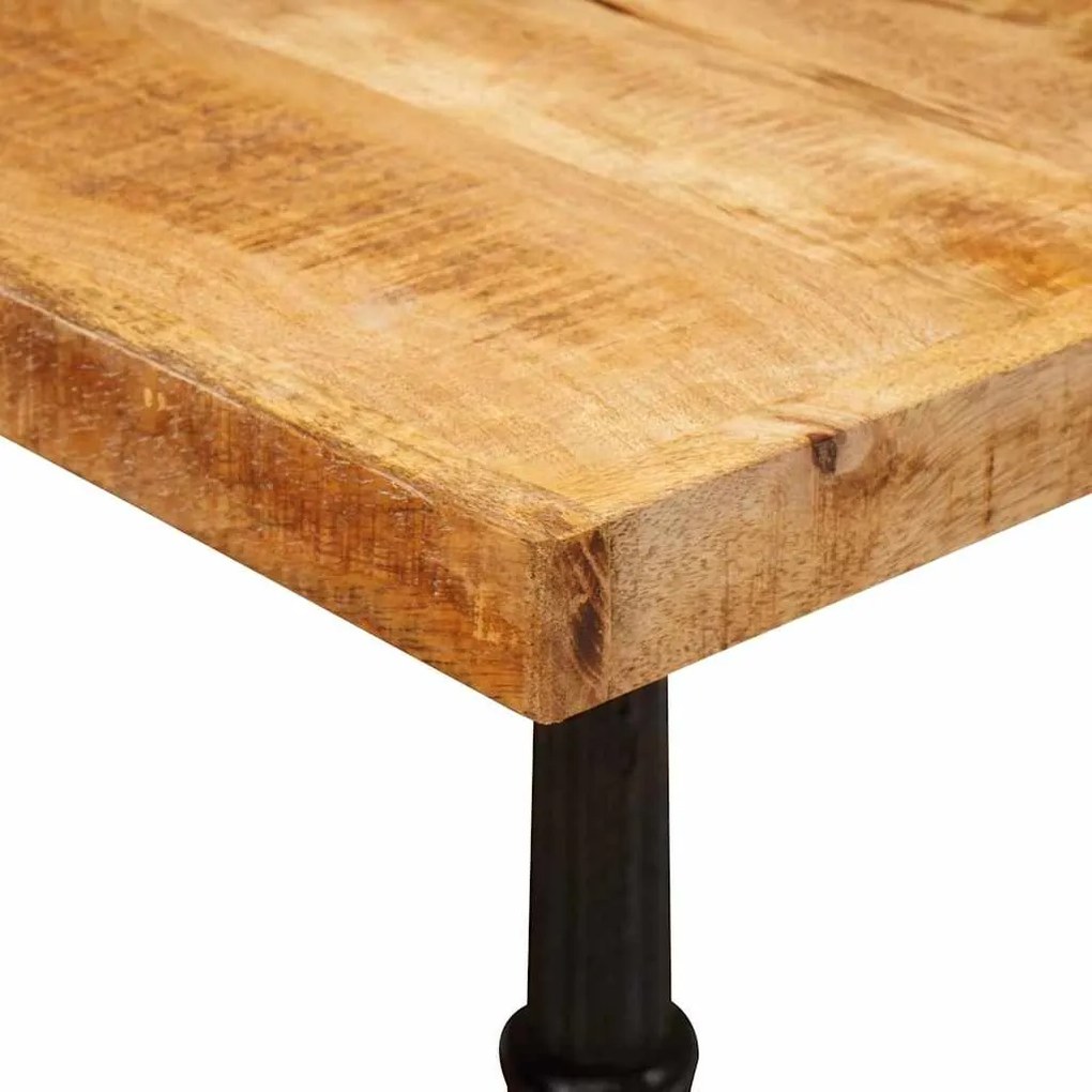 vidaXL Τραπέζι μπιστρό Καφέ 50 x 50 x 76 εκ Μασίφ ξύλο μάνγκο