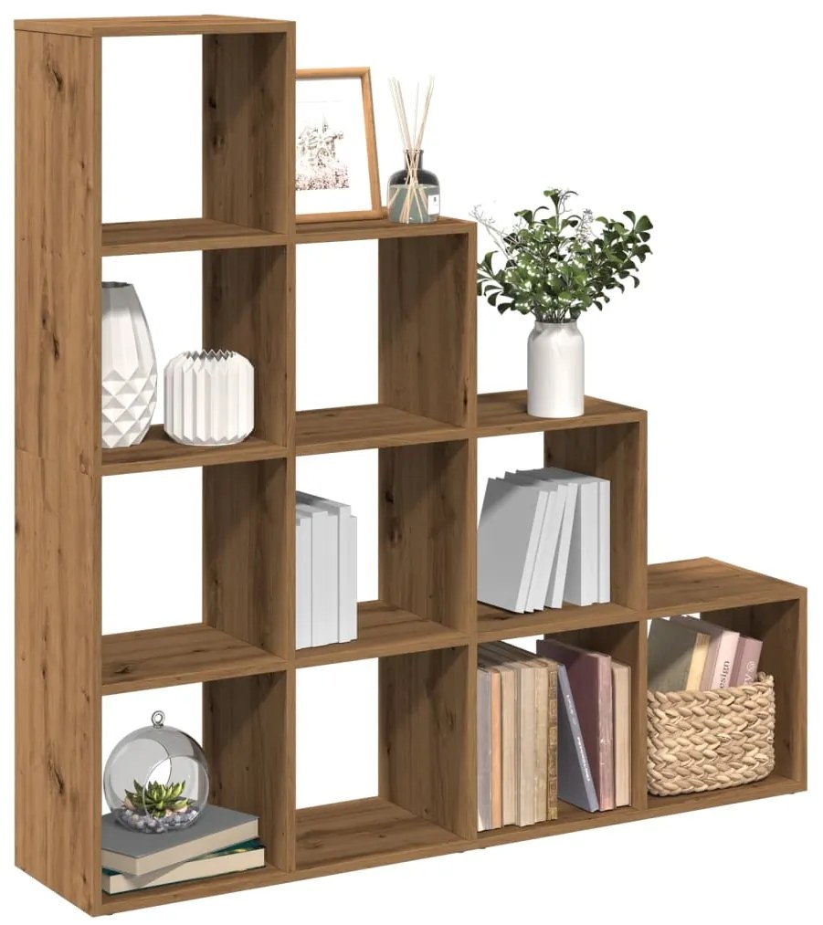 vidaXL Βιβλιοθήκη/Διαχωριστικό Χώρου 4 Επ. 131,5x29x131,5 εκ. Επ. Ξύλο