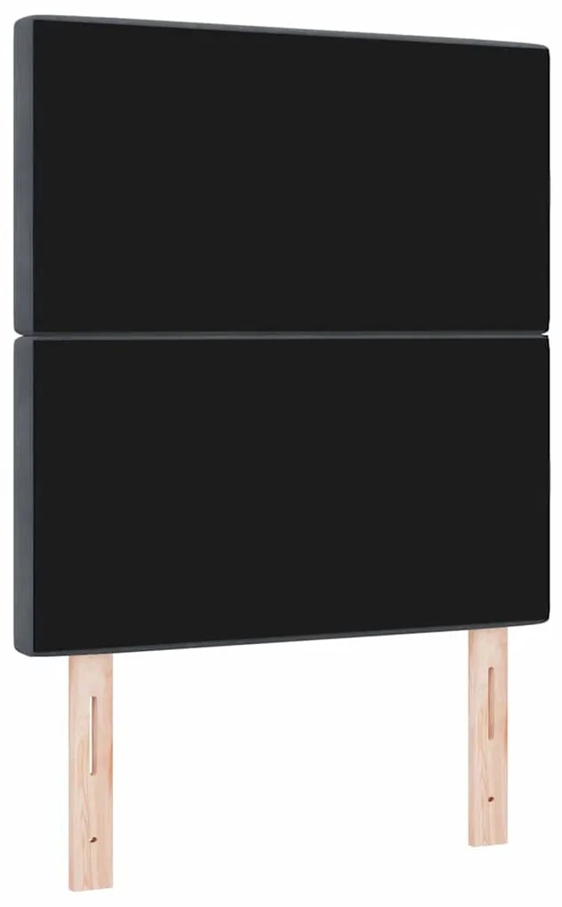 vidaXL Κεφαλάρι με κεφαλάρι Σκούρο Γκρι 80 cm Τεχνητό Δέρμα