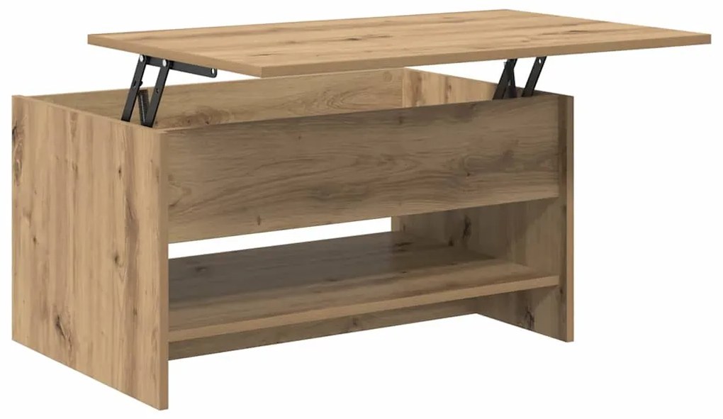 vidaXL Τραπεζάκι σαλονιού Artisan Oak 80 x 50,5 x 41,5 εκ