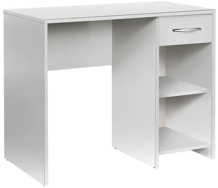 Γραφείο εργασίας Concept Pc Megapap από μελαμίνη σε χρώμα λευκό 90x52x75εκ.