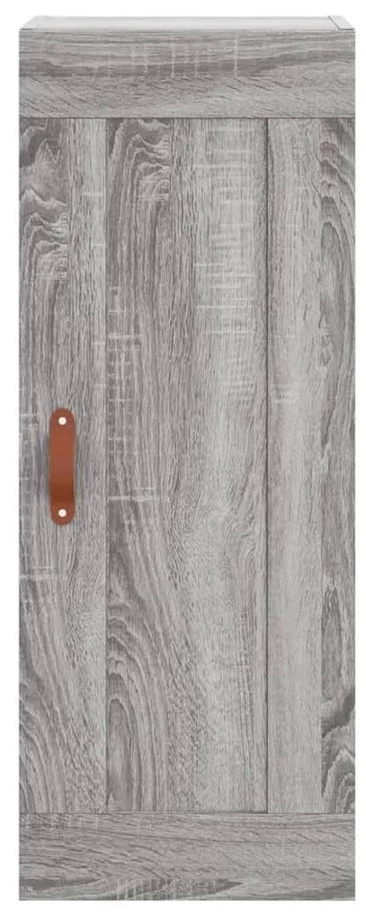 vidaXL Μπουφές Sonoma Γκρι 34,5 x 34 x 180 εκ. από Επεξεργασμένο Ξύλο