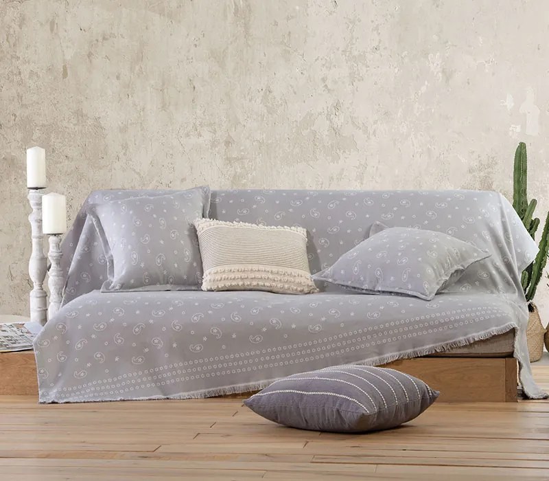 Ριχτάρι Τριθέσιου Gloom Grey 170x300 - Nef-Nef Homeware