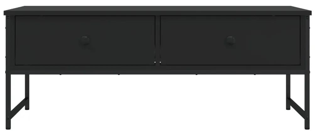 vidaXL Τραπεζάκι Σαλονιού Μαύρο 101 x 49 x 39,5 εκ. από Επεξεργ. Ξύλο