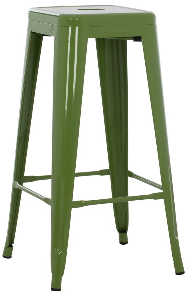 ΣΚΑΜΠΟ ΜΠΑΡ ΜΕΤΑΛΛΙΚΟ MELITA-PRO HM8642.53 ΣΕ LIGHT OLIVE GREEN 43x43x78Υεκ. (1 Τεμμάχια)