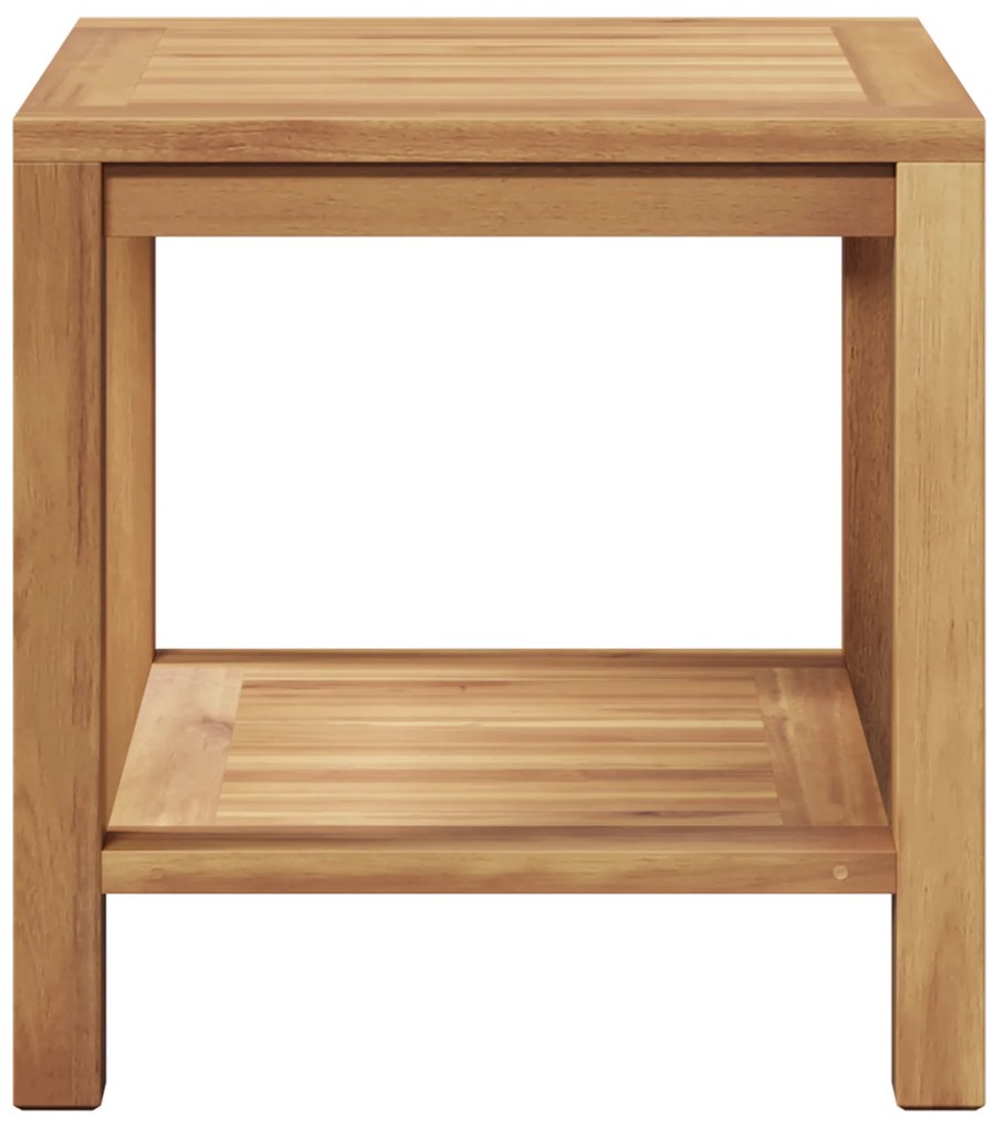 vidaXL Τραπεζάκι σαλονιού Καφέ 45 x 45 x 45 cm Μασίφ ξύλο teak